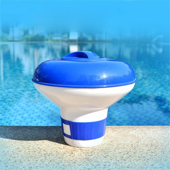 DagobertNiko Pool Cleaning Kit Skimmer Large Floating Pool Floater For 10 InchTablets Thicker Walls Large Capacity Dispenser For In-ground And Above-Ground Swimming Pools