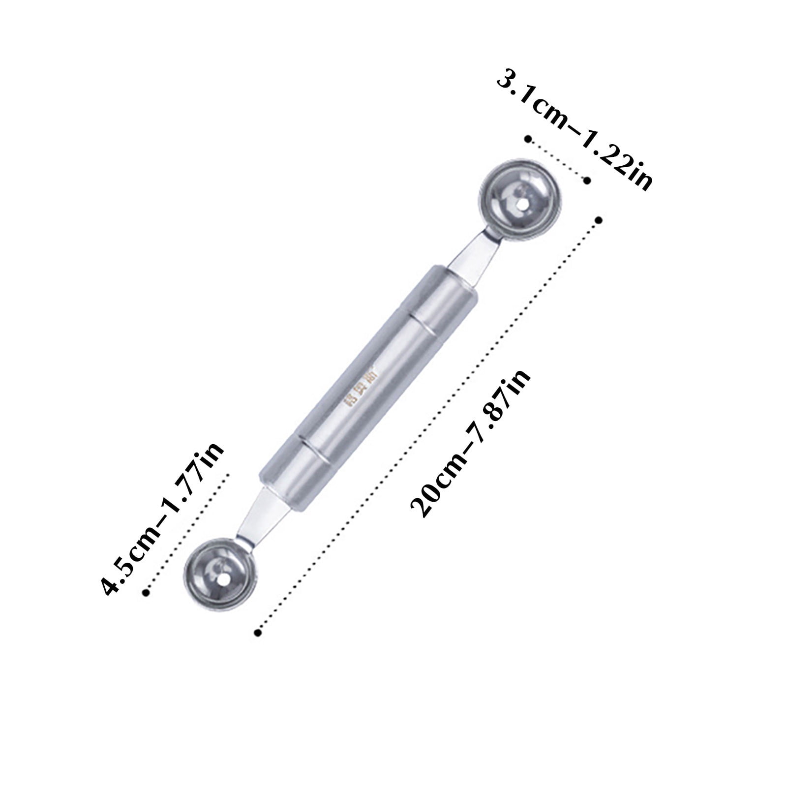 DagobertNiko Stainless Steel Melon Baller Scoop,Fruit Decoion Carving