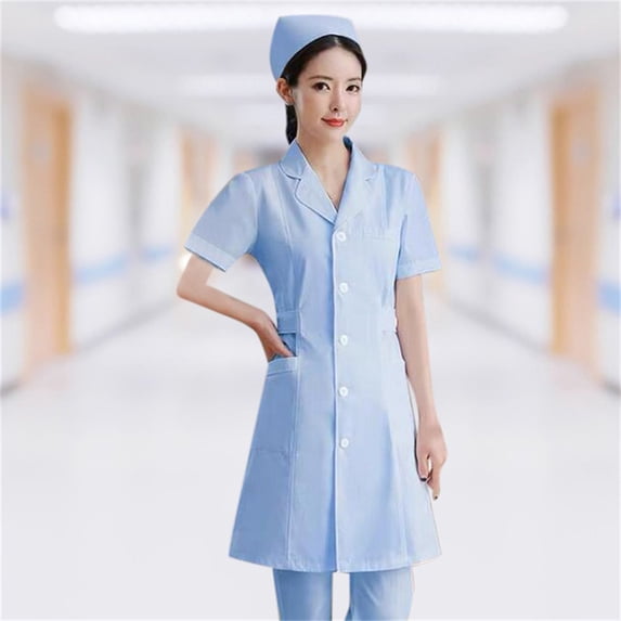 DagobertNiko Unisex Healthcare Tunic Maid Nurses Carers Therapist Uniform