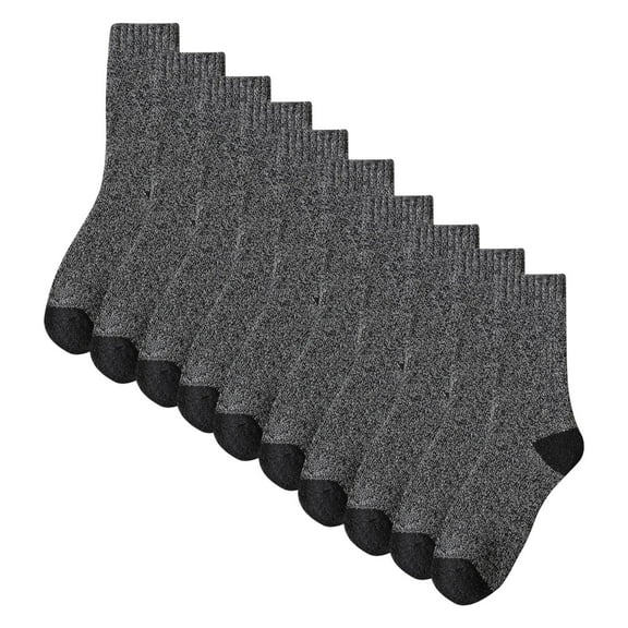 Dagugfen 5 Pairs Socks for Men Mid Crew Breathable Wicking Short Fashion Comfy Athletic Shoes Socks