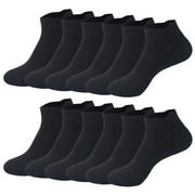 Dagugfen 6 Pairs Mens Socks Low Cut Comfy Warm Absorbing Breathable Sports Hiking Running Crew Socks for Women