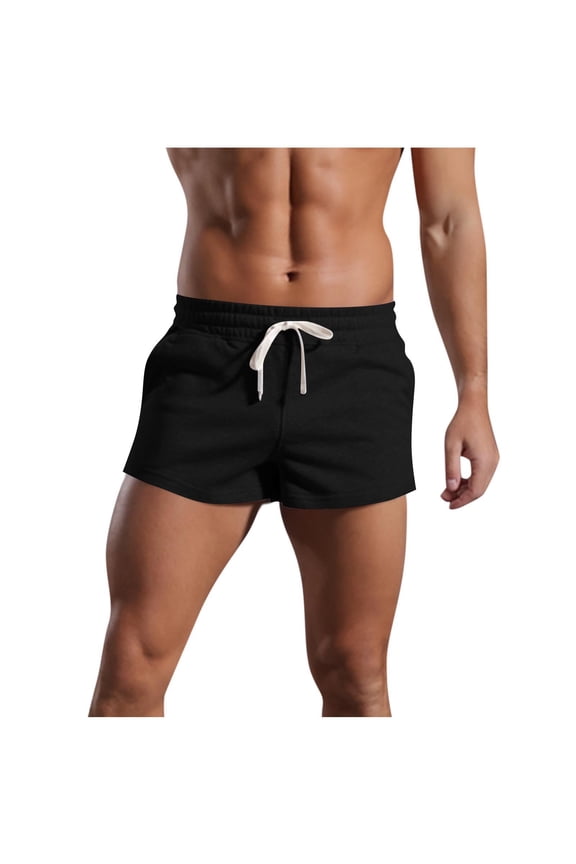 Athletic Shorts for Men Drawstring Elastic Waist Loose Comfy Running Trainning Track Shorts
