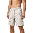 thumbnail image 1 of Dagugfen Athletic Shorts for Men Elastic Waist Drawstring 9" Inseam Loose Fitted Outdoor Sports Casual Shorts with Multi Pockets, 1 of 7