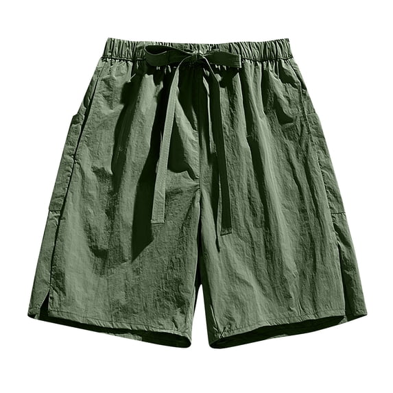 Dagugfen Athletic Shorts for Men Elastic Waist Drawstring Loose Stretch Quick Dry Casual Workout Shorts