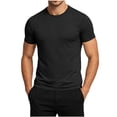 thumbnail image 1 of Dagugfen Athletic Tops for Men Slim Fitted Short Sleeve Crew Neck Summer Workout Gym Tops Moisture Wicking Lightweight Tee Shirts, 1 of 6