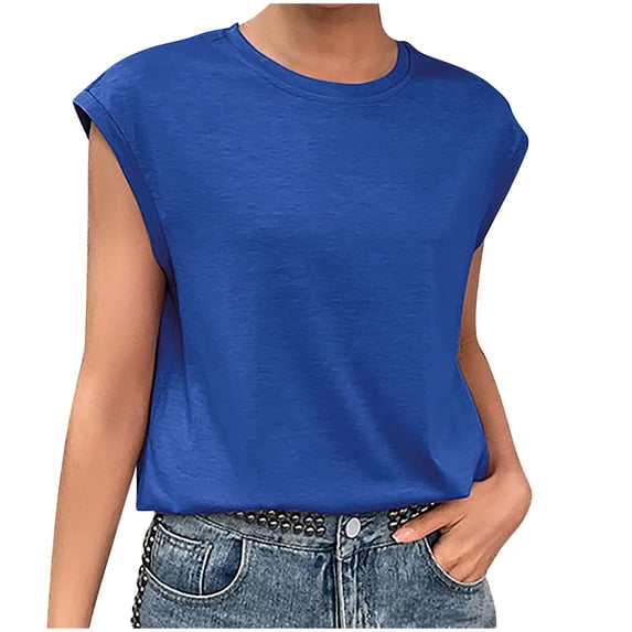 Dagugfen Basic Tees for Women Crew Neck Loose Lightweight Comfy Loungewear Casual Work Travel Tops