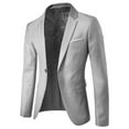 thumbnail image 1 of Dagugfen Blazer for Men Dress Long Sleeve Button Suit Business Casual Officewear Elegant Formal Jacket for Wedding, 1 of 4