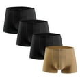 thumbnail image 1 of Dagugfen Boxers for Men Boxers Briefs Lightweight Breathable Comfy Seamless Support Running Underwear 4 Pack, 1 of 2