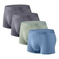 thumbnail image 1 of Dagugfen Boxers for Men Pajamas Breathable Comfy Soft Lightweight Seamless Support Underwear for Everyday 4 Pack, 1 of 2