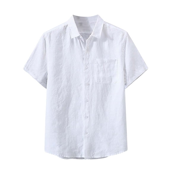Dagugfen Button down Shirts for Men Short Sleeve Lightweight Breathable Loose Casual Tops Summer Outdoor Beach Shirts