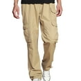 thumbnail image 1 of Dagugfen Cargo Pants for Men Loose Lightweight Outdoor Fishing Camping Hiking Pants with Multi Pockets, 1 of 2