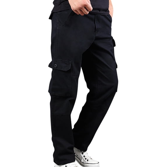 Dagugfen Cargo Pants for Men Loose Lightweight Outdoor Fishing Camping Hiking Pants with Multi Pockets