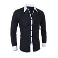 thumbnail image 1 of Dagugfen Dress Shirts for Men Button up Shirts Long Sleeve Fitted Comfy Business Casual Shirts for Dating Wedding, 1 of 4