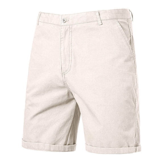 Dagugfen Golf Shorts for Men Straight Leg Button Waist Shorts Business Casual Summer Workwear Shorts with Pockets