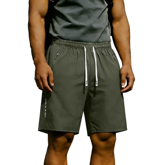 Dagugfen Gym Shorts Men Elastic Waist Drawstring Loose Fitted Basketball Short Pants Summer Outdoor Training Athletic Shorts with Pockets