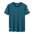 thumbnail image 1 of Dagugfen Gym Tops for Men Plus Size Crew Neck Short Sleeve Breathable Lightweight Running Workout Shirts, 1 of 2