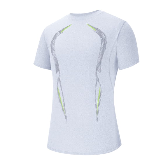 Dagugfen Gym Tops for Men Short Sleeve Crew Neck Tight Shirts Lightweight Running Workout Tee Shirts