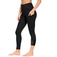 thumbnail image 1 of Dagugfen Leggings for Teens Elastic Waist Thermal Slim Fitted Yoga Pants Stretchable Base Layer Pants Solid Color(4-5 Years,Black), 1 of 8