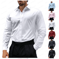 thumbnail image 1 of Dagugfen Long Sleeve Shirts for Men Button down Loose Lightweight Business Office Casual Shirts Size S-XXL, 1 of 9