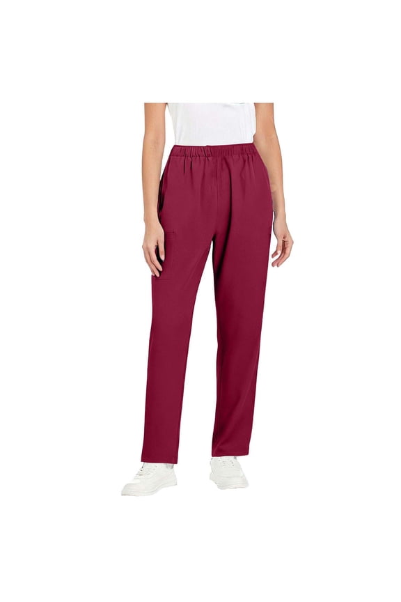 Loose Fitted Casual Pants for Women Elastic Waisted Baggy Full Length Trousers Home Loungewear Pants