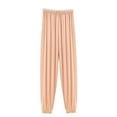 thumbnail image 1 of Dagugfen Loose Fitted Pajama Pants for Women Elastic Waist Joggers Soft Comfy Home Sleep wear Women Full Length Pants, 1 of 3