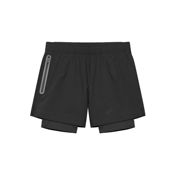 Dagugfen Mens Athleisure Shorts Elastic Waist 7 Inch Inseam Casual Workout Basketball Short Pants