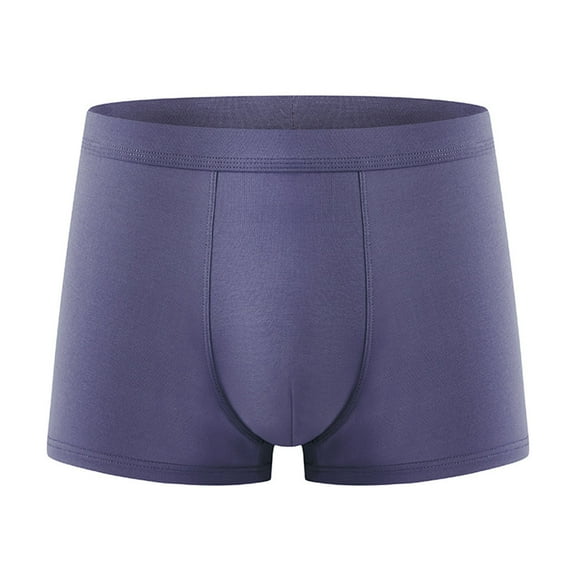 Dagugfen Mens Boxers Pajamas High Elastic Sweat Wicking Comfy Soft Lightweight Seamless Underwear Sleepwear