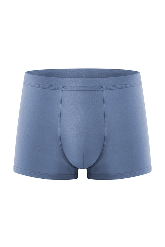 Mens Boxers Pajamas High Elastic Sweat Wicking Comfy Soft Lightweight Seamless Underwear Sleepwear