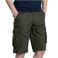 thumbnail image 1 of Dagugfen Mens Cargo Shorts Straight Leg Knee Length Loose Casual Outdoor Athletic Shorts with Pockets, 1 of 5