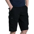 thumbnail image 1 of Dagugfen Mens Cargo Shorts Straight Leg Knee Length Loose Casual Outdoor Athletic Shorts with Pockets, 1 of 5