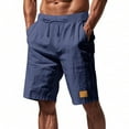 thumbnail image 1 of Dagugfen Mens Shorts Casual Drawstring Elastic Waist Loose Lightweight Workout Sports Running Shorts, 1 of 9