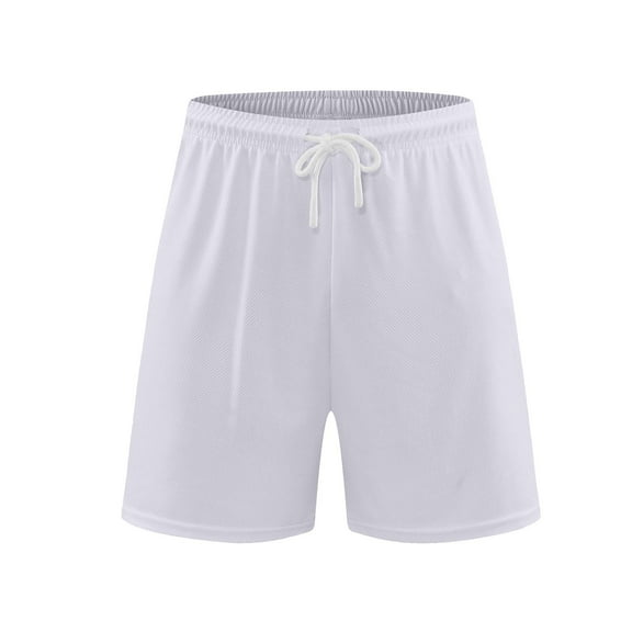 Dagugfen Mens Shorts Elastic Waist Drawstring Mesh Loose Lightweight Beathable Casual Sports Shorts
