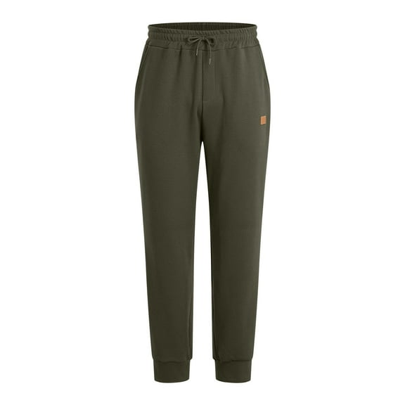 Dagugfen Mens Sweatpants Fall Winter High Waist Fitted Comfy Casual Workout Athletic Pants with Pockets