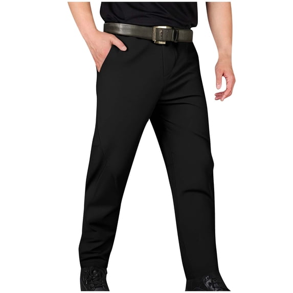Dagugfen Mens Trackpants Zipper Pocket Tapered Leg Full Length Workout Running Training Sports Trousers