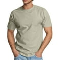 thumbnail image 1 of Dagugfen Mens Tshirts Summer Short Sleeve Round Neck Knit Basic Tee Loose Comfy Casual Athletic Tops Size S-XXXXL, 1 of 8