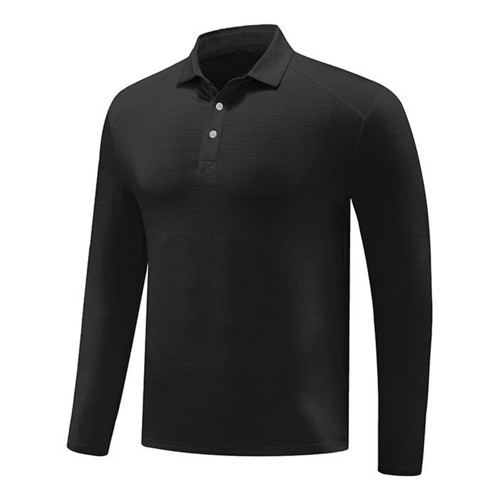 White Work Shirts Fall Men's Long Sleeve Shirt Solid Color Shirt main image 1