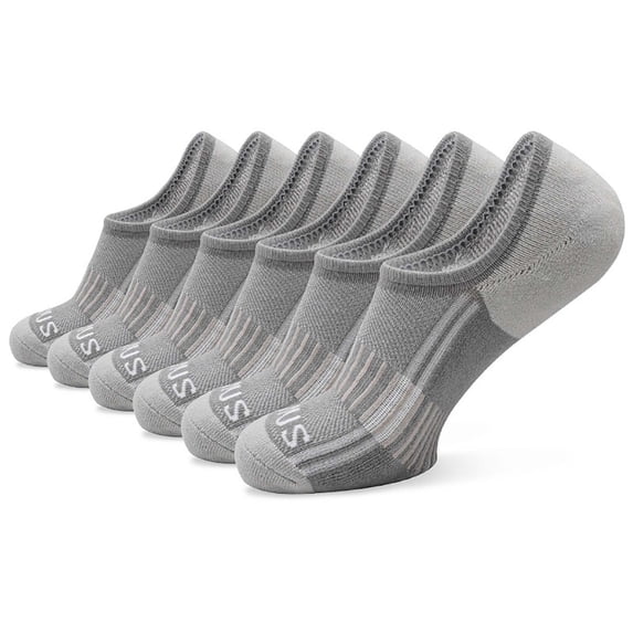 Dagugfen No Show Socks for Men Low Cut Mesh Absorbing Breathable Comfy Sports Running Basketball Socks 6 Pairs