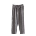 thumbnail image 1 of Dagugfen Men Pants Sleepwear Plaid Elastic Waist Drawstring Loose Comfy Casual Trousers Loungewear Pockets, 1 of 3