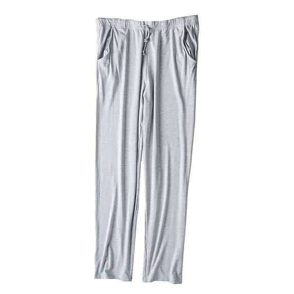 Dagugfen Mens Pants Pajamas Elastic Waist Drawstring Loose Soft Comfy Thin Lightweight Loungewear with Pocket