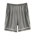 thumbnail image 1 of Dagugfen Mens Shorts Pajamas Elastic Waist Ruched Soft Comfy Lightweight Shorts Loungewear with Pockets, 1 of 7