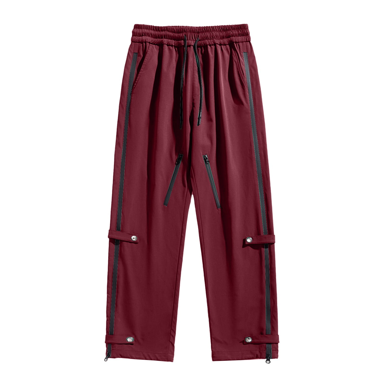 Dagugfen Plus Size Mens Casual Pants Elastic Waist Drawstring Side Dagugfen Plus Size Mens Casual Pants Elastic Waist Drawstring Side