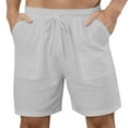 thumbnail image 1 of Dagugfen Plus Size Shorts for Men Drawstring Elastic Waist Lightweight Loose Travel Casual Shorts with Pockets, 1 of 7