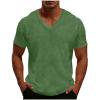 thumbnail image 1 of Dagugfen Plus Size T Shirts for Men Short Sleeve V Neck Loose Fitted Basic Tee Shirt Tops Daily Tops S-5XL, 1 of 9