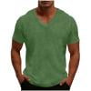 Dagugfen Plus Size T Shirts for Men Short Sleeve V Neck Loose Fitted Basic Tee Shirt Tops Daily Tops S-5XL