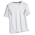 thumbnail image 1 of Dagugfen Plus Size Workout Shirts for Men Short Sleeve Crewneck Breathable Lightweight Comfy Athletic Tops, 1 of 4