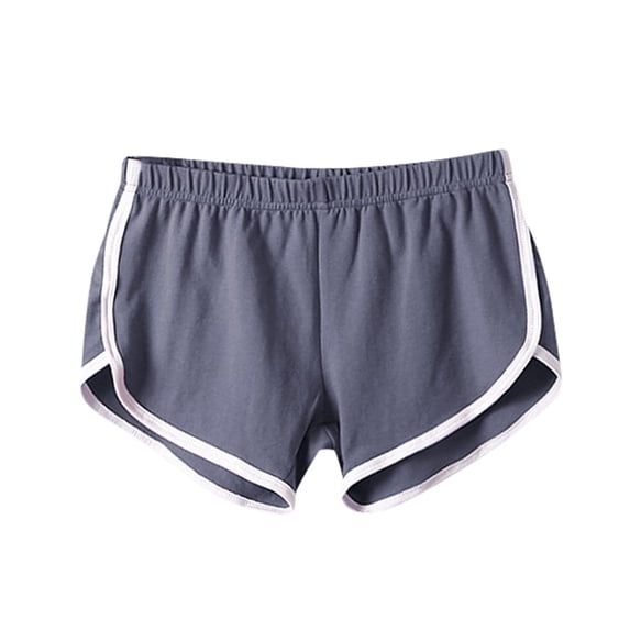 Dagugfen Running Shorts for Women Elastic Waist Lightweight Gym Workout Quick Drying Shorts for Women Solid Color