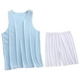 thumbnail image 1 of Dagugfen Sets for Men 2 Piece Shortsuits Tracksuit Sleeveless Shirt and Shorts Comfy Casual Daily Travel Outfits, 1 of 3