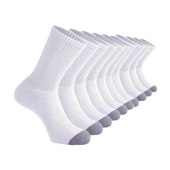 Dagugfen Socks for Men 5 Pack Crew Wicking Breathable Comfy Lightweight Outdoor Sports Athletic Soccer Socks