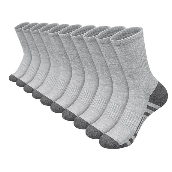 Dagugfen Socks for Men 5 Pack Crew Wicking Breathable Comfy Lightweight Outdoor Sports Athletic Soccer Socks