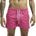 thumbnail image 1 of Dagugfen Summer Mens Shorts Drawstring Elastic Waist Loose Lightweight Walking Running Athletic Shorts, 1 of 5